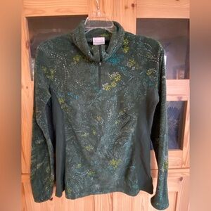 Columbia Green Patterned Women's Sweater